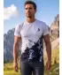 Männer funktionaler T -Shirt Premium Plus ALTISPORT VOJ/ALM059TR02 WEIß
