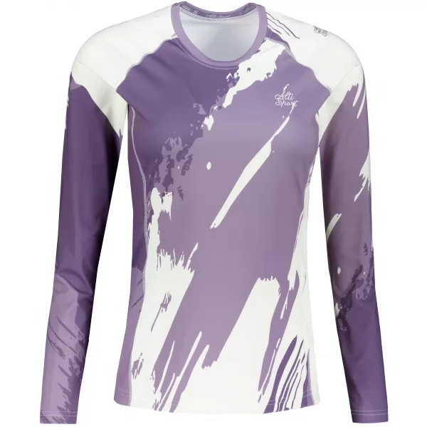  Frauen funktionales t -Shirt mit langen Ärmeln Premium ALTISPORT VOJ/ALW081TR03 LILA 