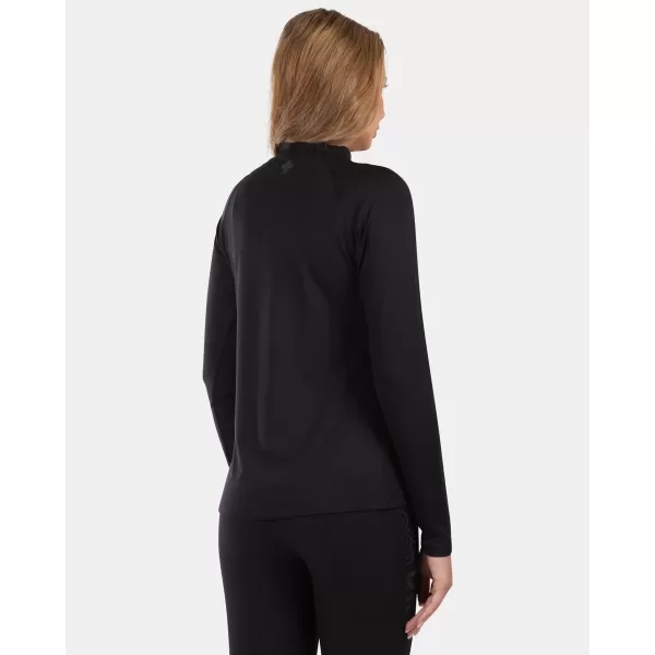  Frauen funktionales t -Shirt mit langen Ärmeln KILPI GIMI-W YL0312KI SCHWARZ 