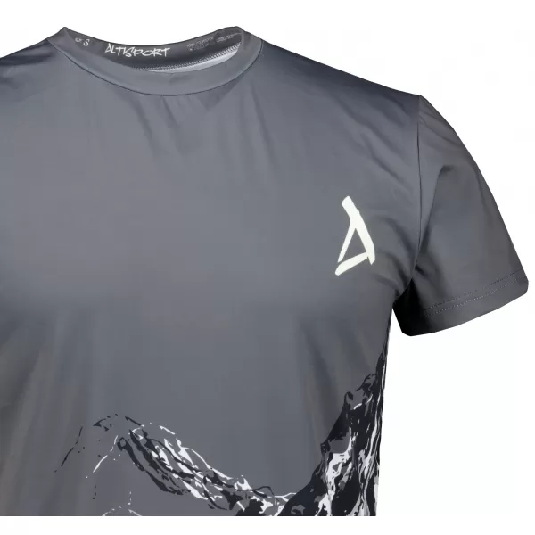  Männer funktionaler T -Shirt Premium Plus ALTISPORT VOJ/ALM059TR02 GRAU 