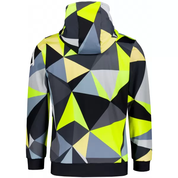 Funktionaler Sweatshirt -Premium von Männern ALTISPORT VOJ/ALM007MI01 SCHWARZ/FLUO GELB 