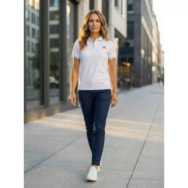 Frauenfunktional T -Shirt mit Premiumkragen ALTISPORT VOJ/ALW000TR05 WEIß 
