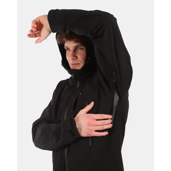  Männlicher Mantel KILPI AYRA-M YM0130KI SCHWARZ 