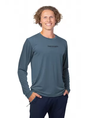 Herren t -Shirt mit einem langen Ärmel HANNAH BINE L/S ANTHRAZIT