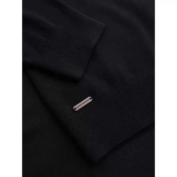  Männliche Strickjacke OMBRE OM-SWCD-0126 SCHWARZ 