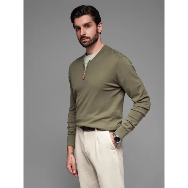  Herrenpullover OMBRE OM-SWZS-0124 OLIVE 
