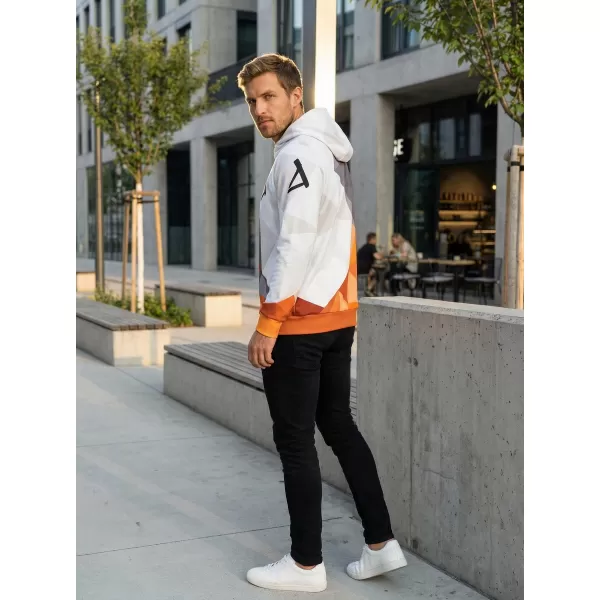  Funktionaler Sweatshirt -Premium von Männern ALTISPORT VOJ/ALM007MI01 ORANGE/GRAU 