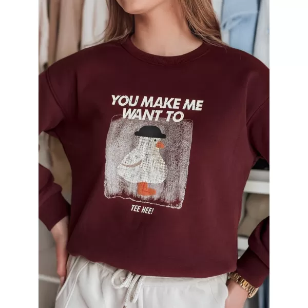  Damen Sweatshirt DSTREET GOOSHY BY1426 BORDE 