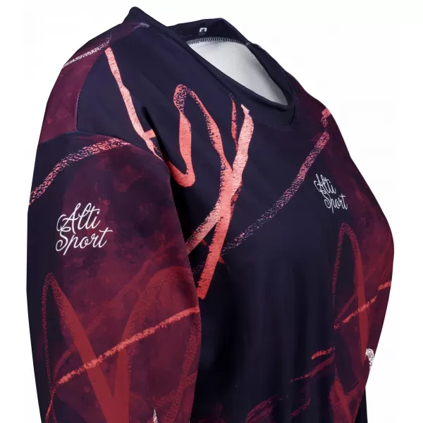  Funktionelle Sweatshirt -Premium von Frauen von Frauen ALTISPORT VOJ/ALW082MI08 LILA 