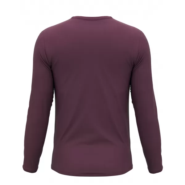  Herren t -Shirt mit einem langen Ärmel HANNAH BINE L/S ROTE MAHAGONI 