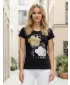 T -Shirt ALTISPORT ALW189122 SCHWARZ -GOLD
