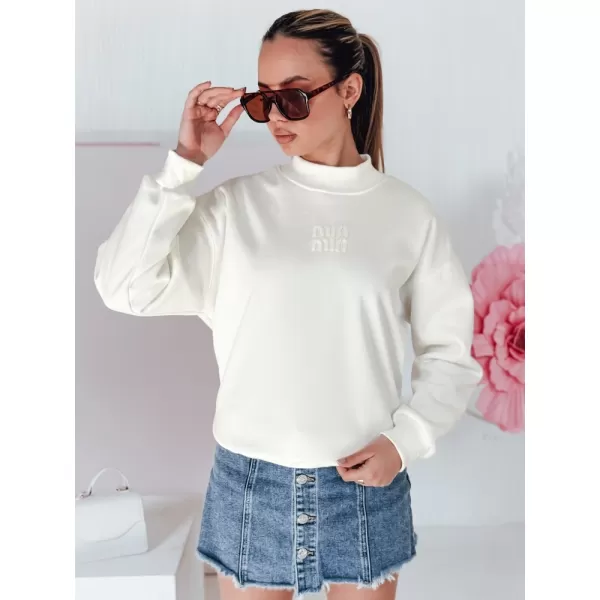  Damen Sweatshirt DSTREET LOVASON BY1421 WEIß 
