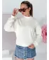 Damen Sweatshirt DSTREET LOVASON BY1421 WEIß