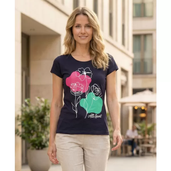  T -Shirt ALTISPORT ALW189122 MEERESBLAU 