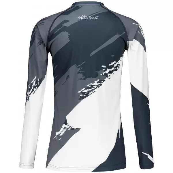  Frauen funktionales t -Shirt mit langen Ärmeln Premium ALTISPORT VOJ/ALW081TR03 SCHWARZ 
