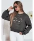 Damen Sweatshirt DSTREET DENVIS BY1422 DUNKELGRAU