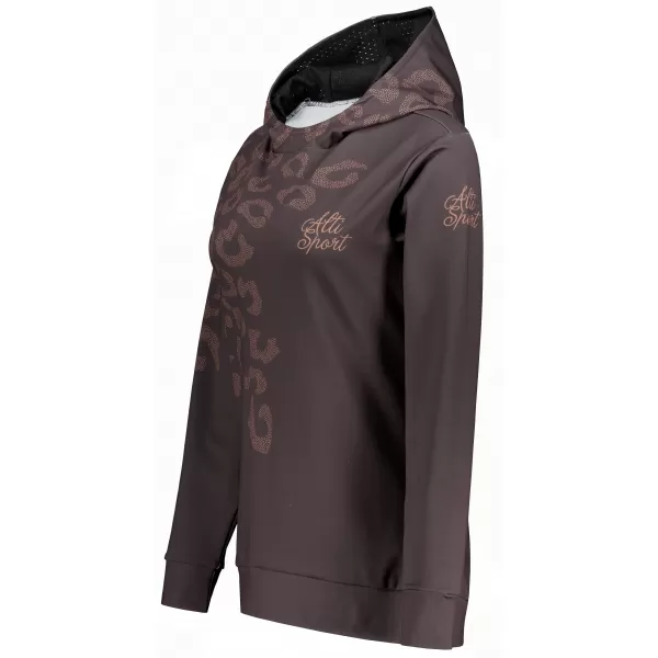  Funktionaler Sweatshirt -Prämie von Frauen ALTISPORT VOJ/ALW047MI01 DUNKELBRAUN 
