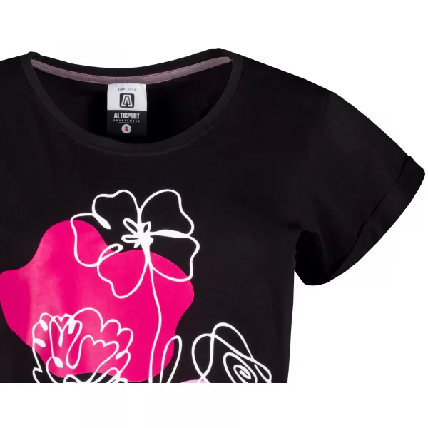  Kleid ALTISPORT ALW189178 SCHWARZ -PINK 