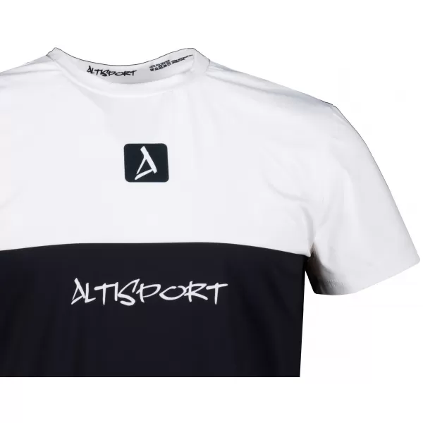  Männer funktionaler T -Shirt Premium Plus ALTISPORT VOJ/ALM051TR02 WEIß -GREEN 