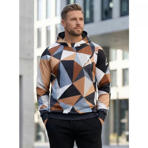  Funktionaler Sweatshirt -Premium von Männern ALTISPORT VOJ/ALM007MI01 SCHWARZ -BROWN 