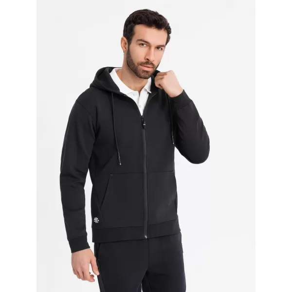  Herren -Sweatshirt OMBRE OM-SSZP-0213 SCHWARZ 