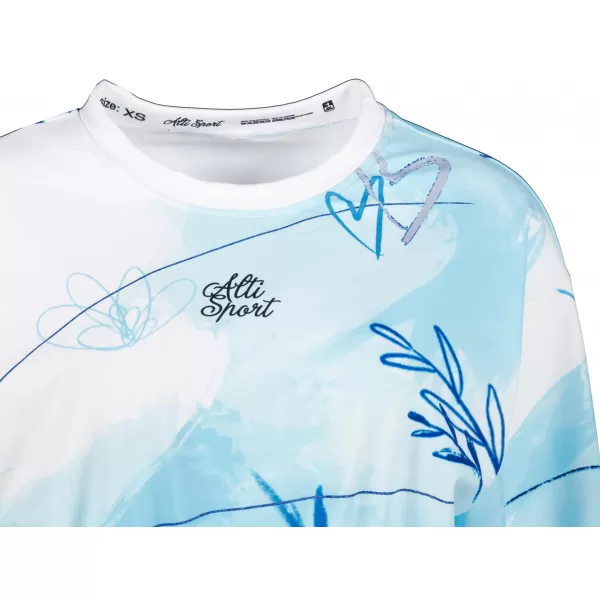  Funktionelle Sweatshirt -Premium von Frauen von Frauen ALTISPORT VOJ/ALW083MI08 WEIß -BLAU 