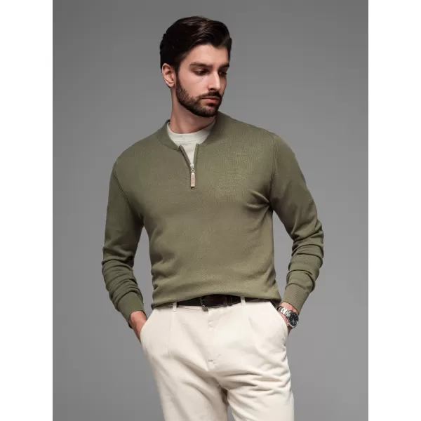  Herrenpullover OMBRE OM-SWZS-0124 OLIVE 
