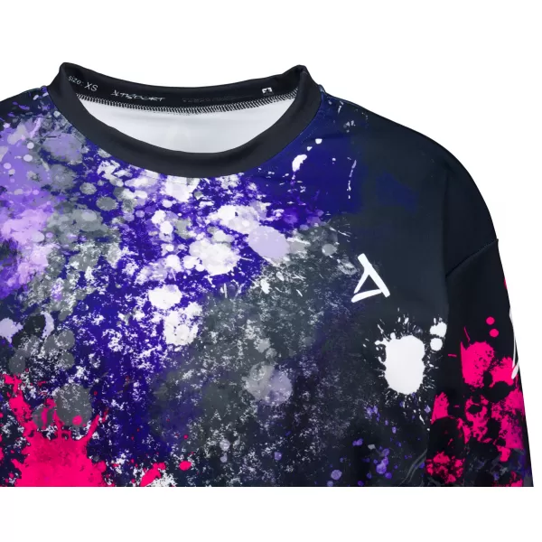  Funktionelle Sweatshirt -Premium von Frauen von Frauen ALTISPORT VOJ/ALW055MI08 SCHWARZ -PINK 