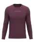 Herren t -Shirt mit einem langen Ärmel HANNAH BINE L/S ROTE MAHAGONI