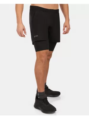 Herren -Laufshorts KILPI BRAGA-M YM0413KI SCHWARZ