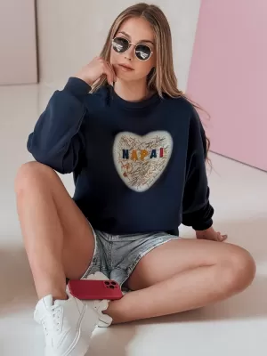 Damen Sweatshirt DSTREET SESRDUCHOVA BY1439 DUNKELBLAU