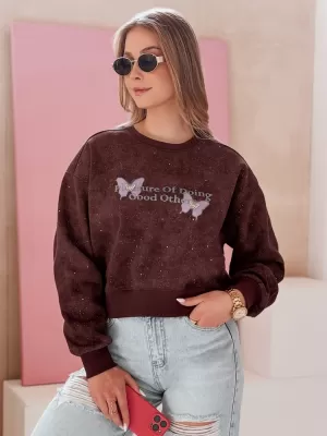 Damen Sweatshirt DSTREET SPARKI BY1405 BORDE