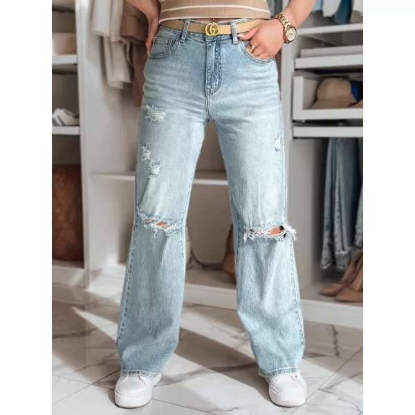  Damenhosen DSTREET STYLLEG UY2491 BLAU 
