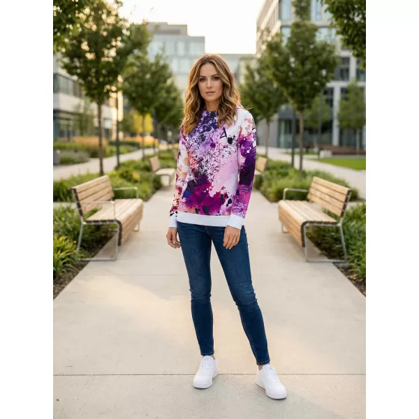  Funktionaler Sweatshirt -Prämie von Frauen ALTISPORT VOJ/ALW055MI01 LILA ORANGE 