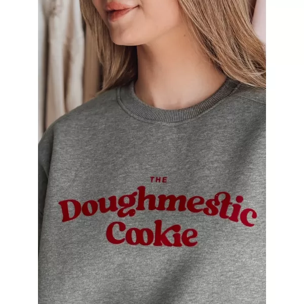  Damen Sweatshirt DSTREET COOKIES BY1443 DUNKELGRAU 