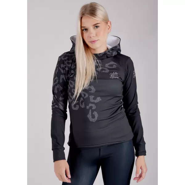  Funktionaler Sweatshirt -Prämie von Frauen ALTISPORT VOJ/ALW047MI01 SCHWARZ 