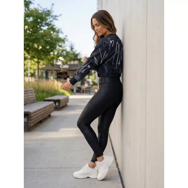  Funktionelle Sweatshirt -Premium von Frauen von Frauen ALTISPORT VOJ/ALW083MI08 SCHWARZ UND WEIß 