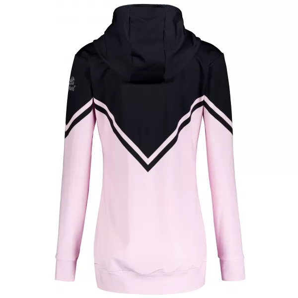  Funktionales Sweatshirt von Frauen auf Reißverschlussprämie ALTISPORT VOJ/ALW101MI02 PINK/SCHWARZ 