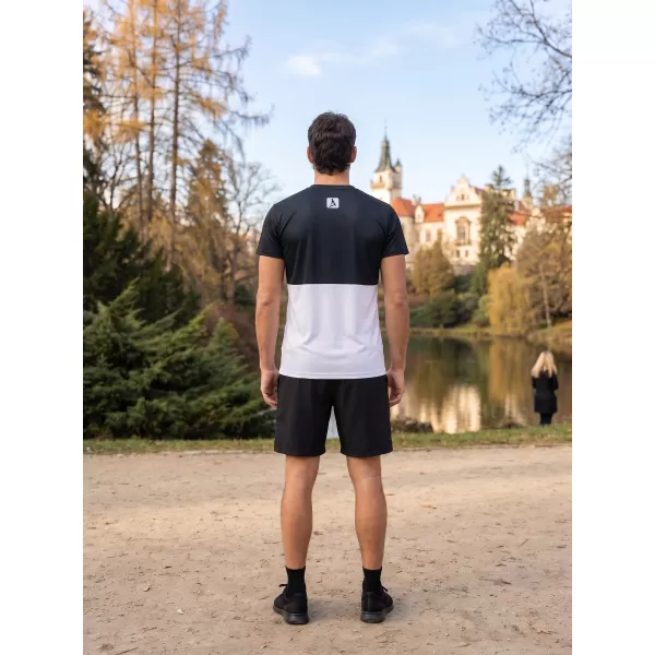  Männer funktionaler T -Shirt Premium Plus ALTISPORT VOJ/ALM051TR02 SCHWARZ 