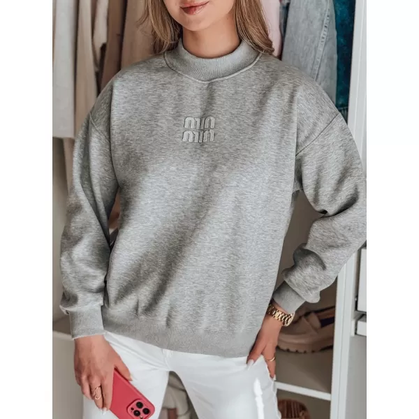  Damen Sweatshirt DSTREET LOVASON BY1419 HELLGRAU 