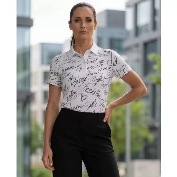  Frauenfunktional T -Shirt mit Premiumkragen ALTISPORT VOJ/ALW084TR05 WEIß 