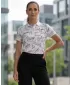 Frauenfunktional T -Shirt mit Premiumkragen ALTISPORT VOJ/ALW084TR05 WEIß