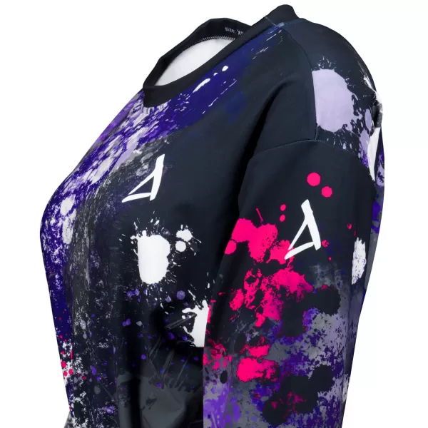  Funktionelle Sweatshirt -Premium von Frauen von Frauen ALTISPORT VOJ/ALW055MI08 SCHWARZ -PINK 