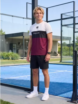 Männer funktionaler T -Shirt Premium Plus ALTISPORT VOJ/ALM051TR02 BURGUND