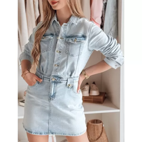  Kleid DSTREET JENSAGA EY2592 BLAU 