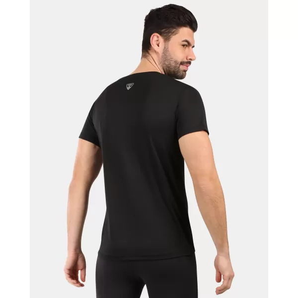  Herren -funktionales Hemd KILPI DIMA-M YM0310KI SCHWARZ 