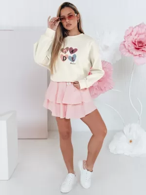 Damen Sweatshirt DSTREET MADELIN BY1461 BEIGE