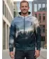 Funktionales Sweatshirt von Männern auf Reißverschlussprämie ALTISPORT VOJ/ALM030MI02 WALD/GRÜN