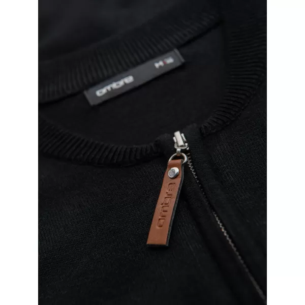  Herrenpullover OMBRE OM-SWZS-0124 SCHWARZ 