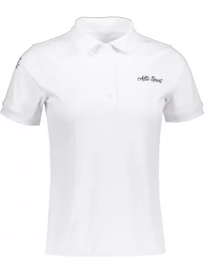 Frauenfunktional T -Shirt mit Premiumkragen ALTISPORT VOJ/ALW075TR05 WEIß